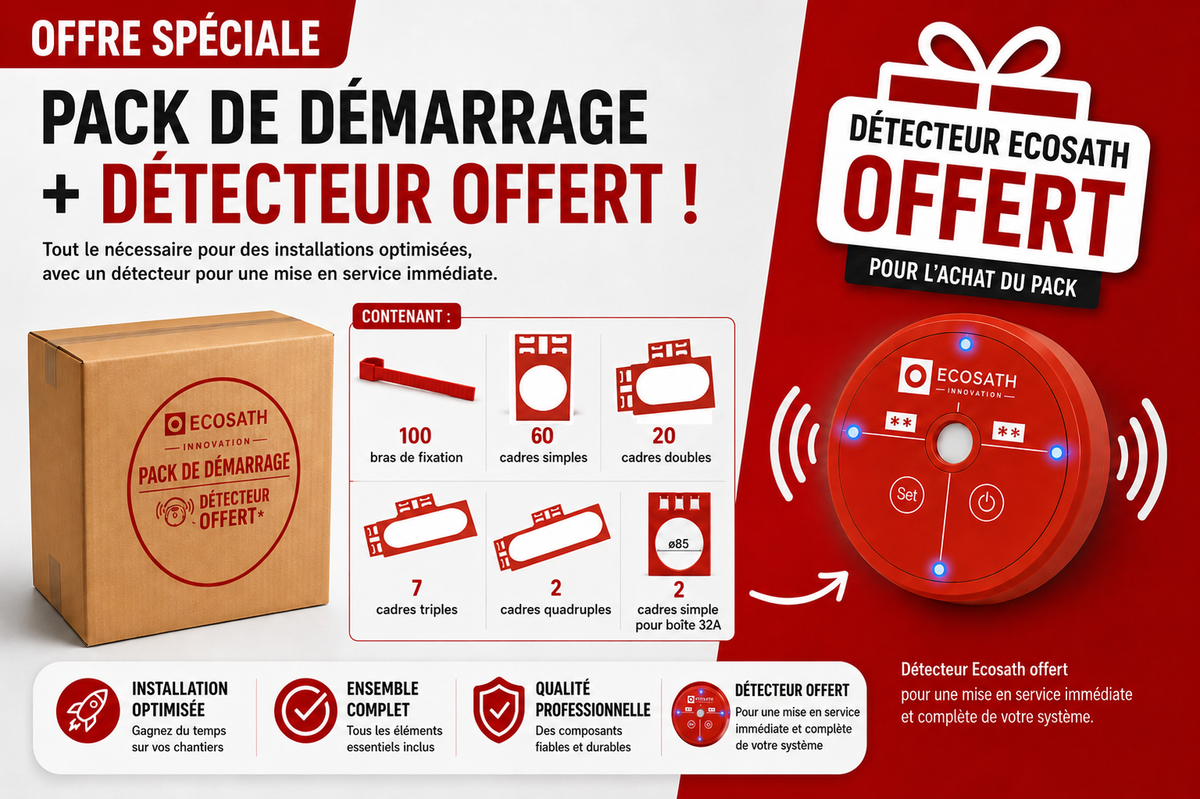 Pack de démarrage, détecteur offert