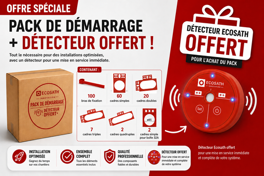 Pack de démarrage, détecteur offert